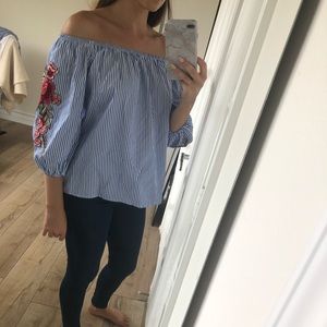 Off the shoulder top